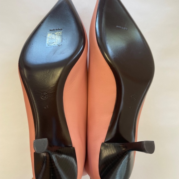 Pink Leather Sock Boots - Picture 4 of 6